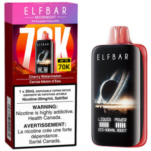 Elfbar MoonNight 70K Disposable Vape: Cherry Watermelon (20mL)