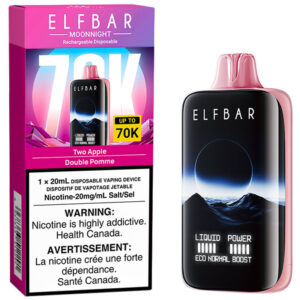 Elfbar MoonNight 70K Disposable Vape: Two Apple (20mL)