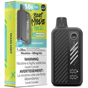 Flavour Beast - Beast Mode Max 2 Disposable Vape: Miami Mint Iced (20mL)