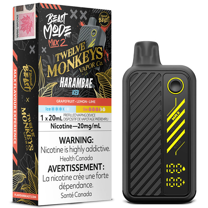 Flavour Beast x Twelve Monkeys - Beast Mode Max 2 Disposable Vape: Hakuna Iced (20mL)