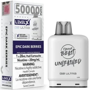 Level X G2 Ultra Pod - Flavour Beast Unleashed: Epic Dark Berries (20mL)