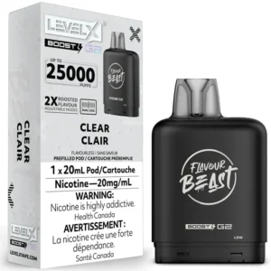Level X Boost G2 Pod - Flavour Beast: Clear (20mL)