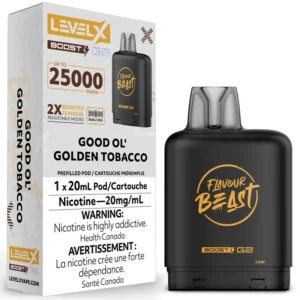 Level X Boost G2 Pod - Flavour Beast: Good Ol' Golden Tobacco (20mL)