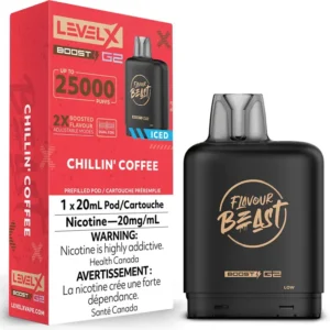 Level X Boost G2 Pod - Flavour Beast: Chillin' Coffee Iced (20mL)