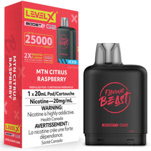 Level X Boost G2 Pod - Flavour Beast: Mtn Citrus Raspberry Iced(20mL)