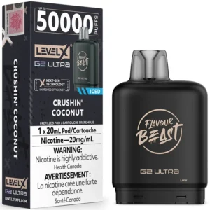 Level X G2 Ultra Pod - Flavour Beast: Crushin' Coconut Iced (20mL)