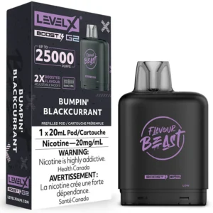 Level X Boost G2 Pod - Flavour Beast: Bumpin' Blackcurrant (20mL)