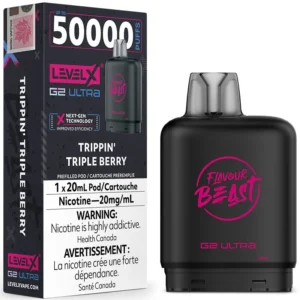 Level X G2 Ultra Pod - Flavour Beast: Trippin' Triple Berry (20mL)
