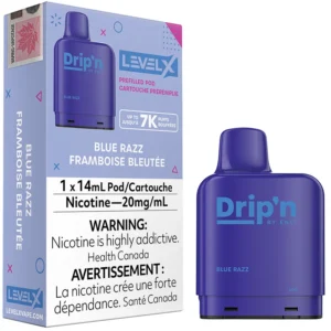 Level X Pod - Drip'n: Blue Razz (14mL)