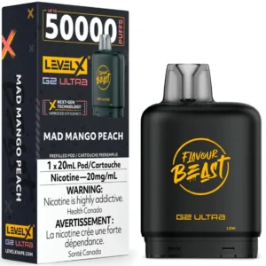Level X G2 Ultra Pod - Flavour Beast: Mad Mango Peach (20mL)