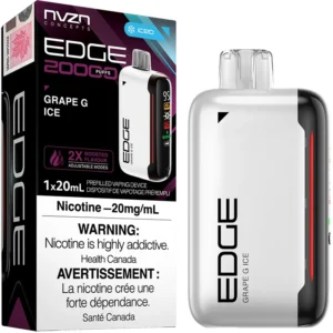 NVZN Concepts Edge Disposable Vape: Grape G Ice (20mL)