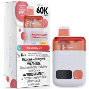Flavour Beast CAPSL 60K Disposable Vape: Strawberry Ice (17mL)