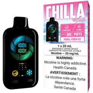 Chilla by Zilla Disposable Vape: Primal Punch Ice (20mL)