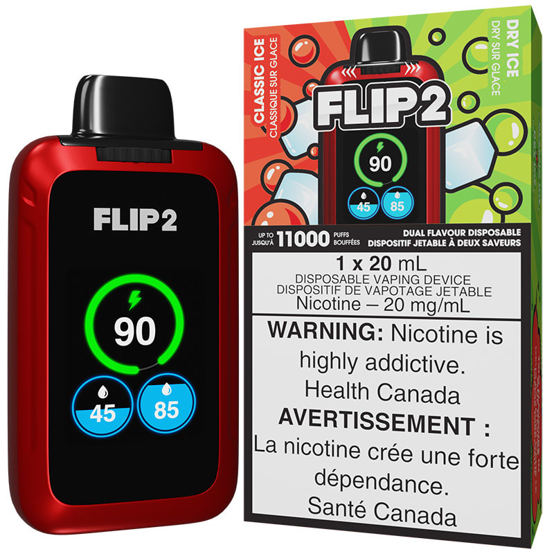 Flip 2 Disposable Vape: Classic Ice & Dry Ice (1pk)
