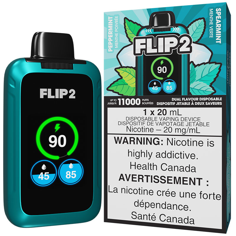 Flip 2 Disposable Vape: Peppermint & Spearmint (1pk)