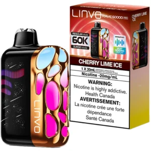 Linvo Rave 60000 Pro Disposable Vape: Cherry Lime Ice (20mL)