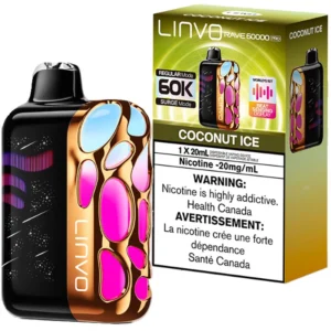Linvo Rave 60000 Pro Disposable Vape: Coconut Ice (20mL)