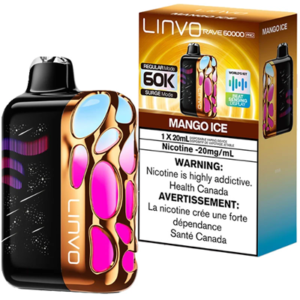 Linvo Rave 60000 Pro Disposable Vape: Mango Ice (20mL)