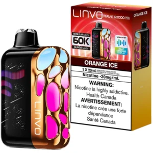 Linvo Rave 60000 Pro Disposable Vape: Orange Ice (20mL)