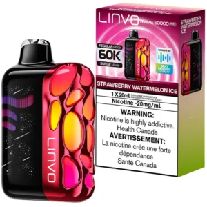 Linvo Rave 60000 Pro Disposable Vape: Strawberry Watermelon Ice (20mL)