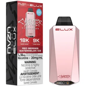 NVZN Elux Cyberover 18K Disposable Vape: Red Berries Watermelon Ice (18mL)
