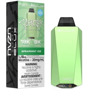 NVZN Elux Cyberover 18K Disposable Vape: Spearmint Ice (18mL)