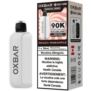 Oxbar x Rocky Vapor Maglink Pod: Peach Pineapple (30mL) $32.99