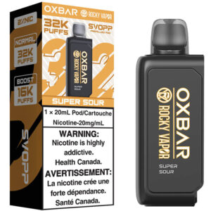 Oxbar x Rocky Vapor SVOPP 32K Pod: Super Sour (20mL)