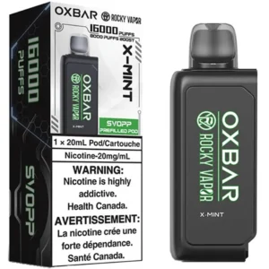 Oxbar x Rocky Vapor SVOPP 32K Pod: X Mint (20mL)