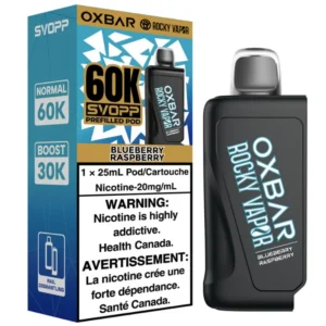Oxbar x Rocky Vapor SVOPP 60K Pod: Blueberry Raspberry (25mL)