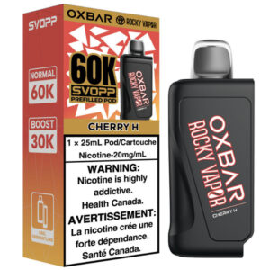 Oxbar x Rocky Vapor SVOPP 60K Pod: Cherry H (25mL)