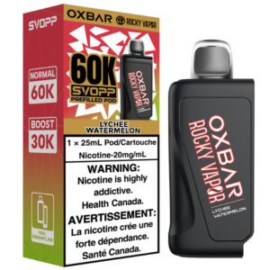 Oxbar x Rocky Vapor SVOPP 60K Pod: Lychee Watermelon (25mL)