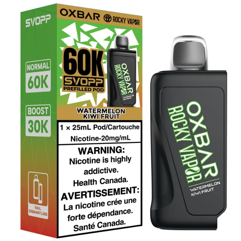 Oxbar x Rocky Vapor SVOPP 60K Pod: Watermelon Kiwi Fruit (25mL)