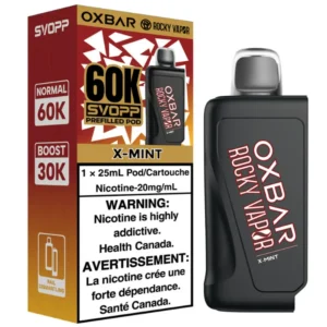 Oxbar x Rocky Vapor SVOPP 60K Pod: X-Mint (25mL)