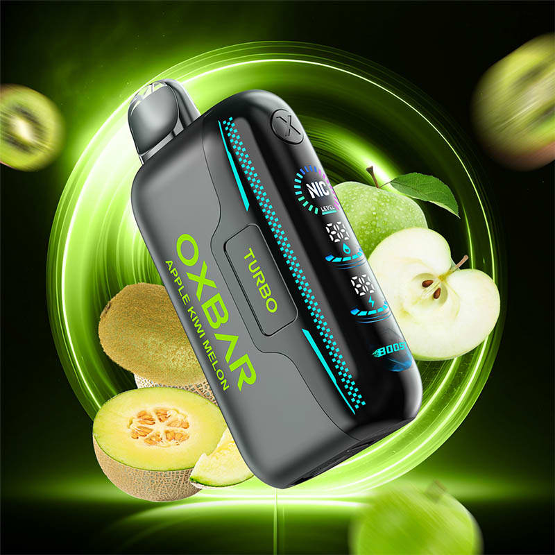 Oxbar x Rocky Vapor G42K Disposable Vape: Apple Kiwi Melon (20mL) - Image 2