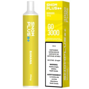 SnowPlus Go 3000 Disposable Vape: Banana (1pk)
