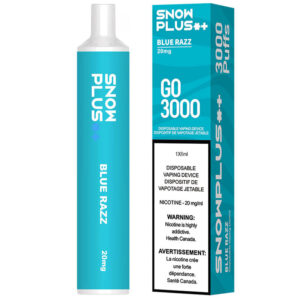 SnowPlus Go 3000 Disposable Vape: Blue Razz (1pk)