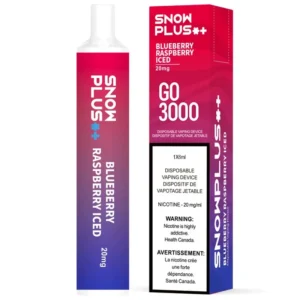 SnowPlus Go 3000 Disposable Vape: Blueberry Raspberry Iced (1pk)