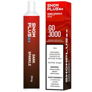 SnowPlus Go 3000 Disposable Vape: Dark Sparkle (1pk)