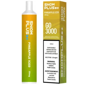 SnowPlus Go 3000 Disposable Vape: Pineapple Iced (1pk)