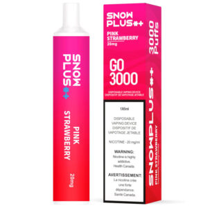 SnowPlus Go 3000 Disposable Vape: Pink Strawberry (1pk)