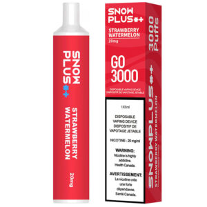 SnowPlus Go 3000 Disposable Vape: Strawberry Watermelon (1pk)