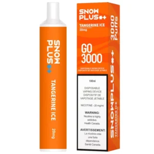 SnowPlus Go 3000 Disposable Vape: Tangerine Ice (1pk)