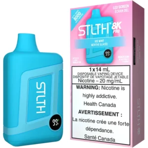 STLTH 8K Pro Disposable Vape: Ice Mint (1pk)