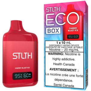 STLTH Eco Box Disposable Vape: Cherry Blast Ice (10mL)