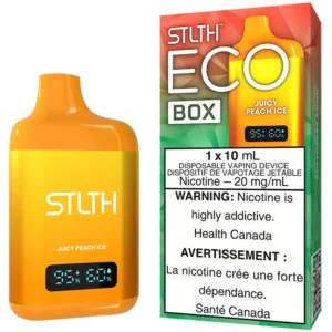 STLTH Eco Box Disposable Vape: Juicy Peach Ice (10mL)
