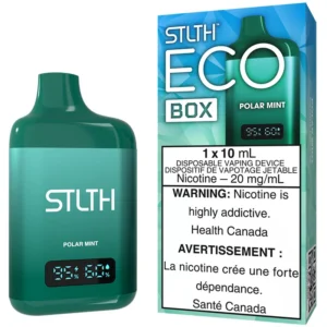 STLTH Eco Box Disposable Vape: Polar Mint (10mL)