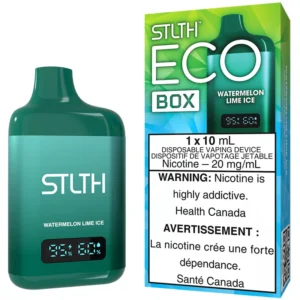 STLTH Eco Box Disposable Vape: Watermelon Lime Ice (10mL)