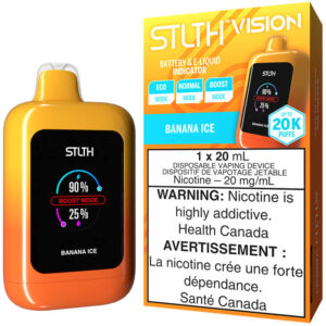 STLTH Vision Disposable Vape: Banana Ice (20mL)