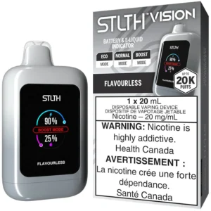 STLTH Vision Disposable Vape: Flavourless (20mL)